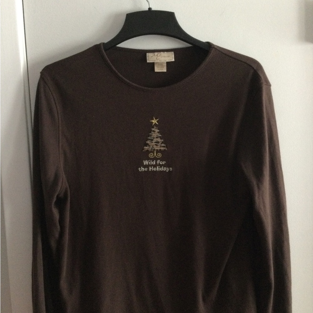 Xmas holiday LS shirt